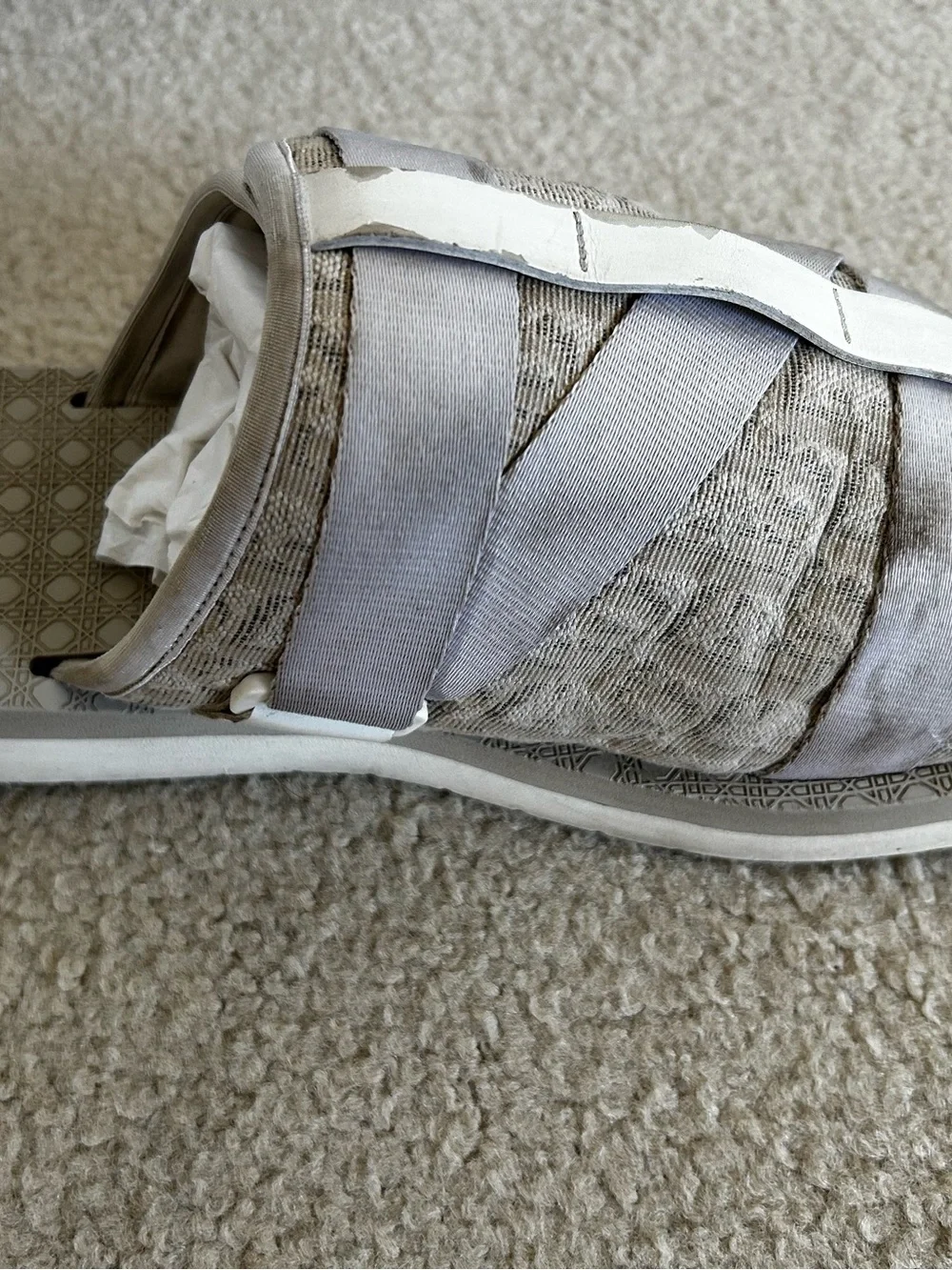 Dior Alpha slides men size 11 authentic